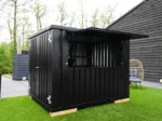 XL zerlegbarer Barcontainer 4×3 Meter Weiß RAL 9016 – Bild 2