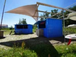 Zerlegbarer Barcontainer 4×2 Meter XL Blau RAL 5015 – Bild 6