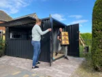 XL zerlegbarer Barcontainer 4×3 Meter Weiß RAL 9016 – Bild 3