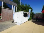 XL zerlegbarer Barcontainer 3×2 Meter Weiß RAL 9016 – Bild 3