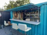 XL zerlegbarer Barcontainer 4×3 Meter Weiß RAL 9016 – Bild 4