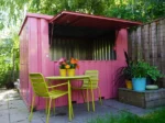 XL zerlegbarer Barcontainer 3×2 m Rosa RAL 3015 – Bild 3
