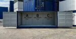 20-Fuß-Seecontainer „Open Side“ mit Auffangwanne – Bild 3
