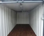 15 Fuß Container mit Elektroinstallation, Lüftungsgittern und Schlüsselschloss – Bild 2