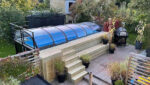 Containerpool 6,11 x 2,5 m, gebrauchsfertig mit Dach, Premium-Paket – Bild 6