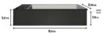 Containerbecken 6,2 mx 2,5 m Jet Swim, Sport&Spa – Bild 5