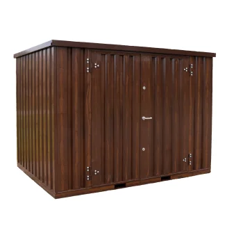 c541a2_342126bcd2084b61afc2c526eb282b64mv2-1.webp Holzimitatcontainer 3 x 2 Meter – mit Doppeltür an der Längsseite – Bild 1