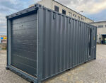 20-Fuß-Transportcontainer mit Garagen-Sektionaltoren – Bild 11