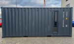 20-Fuß-Transportcontainer mit Garagen-Sektionaltoren – Bild 4