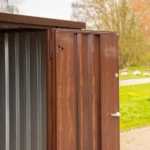 Holzimitatcontainer 3 x 2 Meter – mit Doppeltür an der Längsseite – Bild 4
