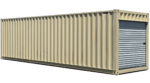 30-Fuß-Lagercontainer (generalüberholt) mit Rolltor