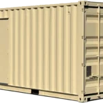 20-Fuß-Container (generalüberholt), kombiniert als Büro- und Lagercontainer