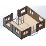 Mobiler Wohncontainer / Tiny House Deluxe 20 Fuß – Bild 15